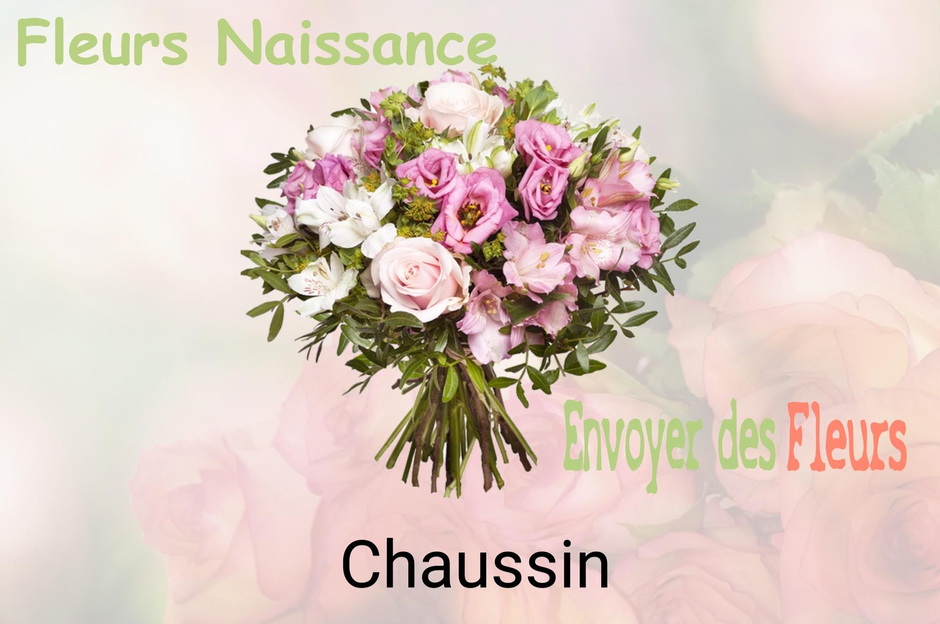 Bouquet de fleurs de naissance livré à Chaussin